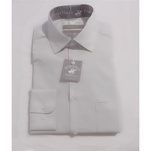 beverly hills polo club slim fit dress shirts